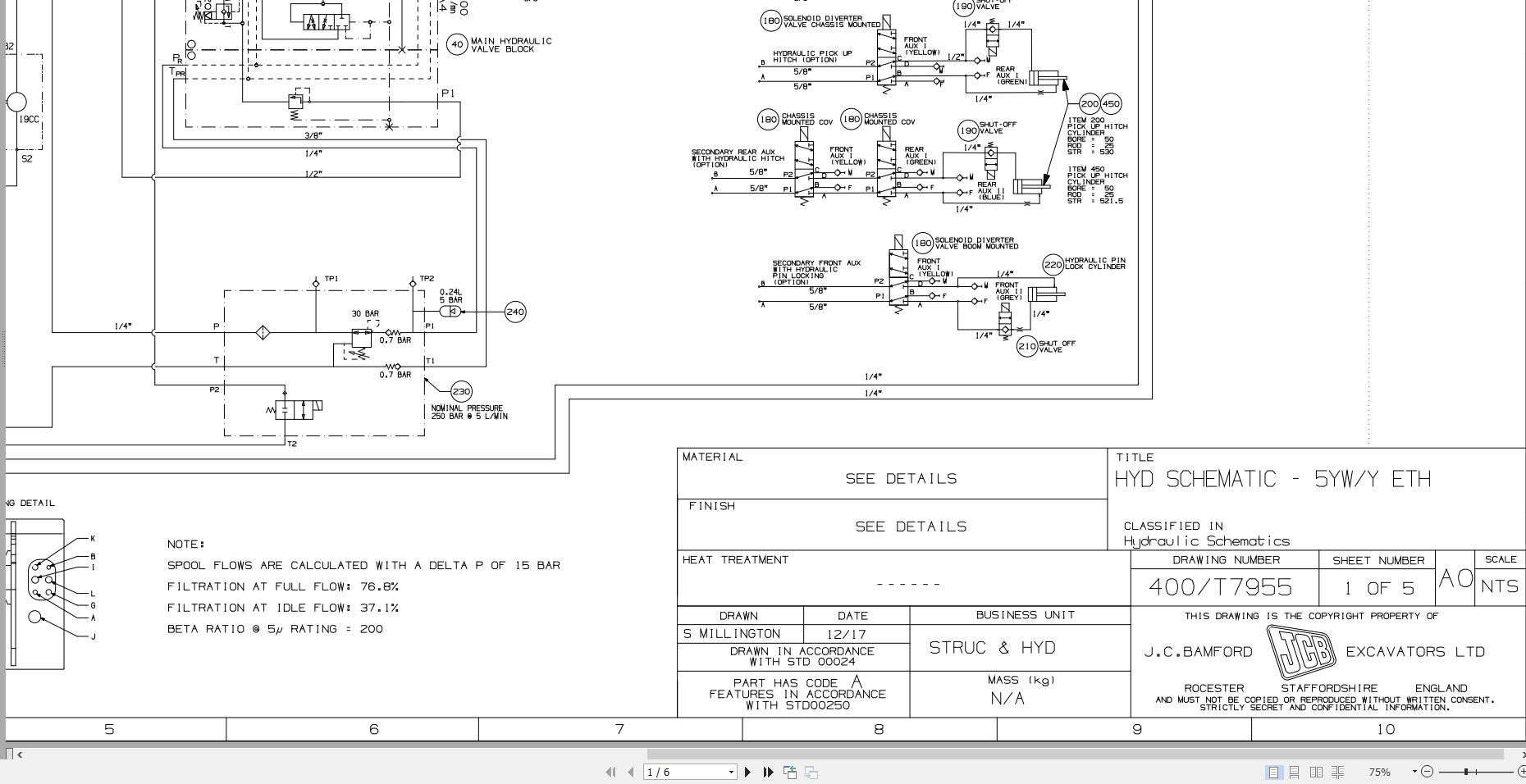 JCB Telehandler 560 80 STV 4.8L 2021 2025 Electrical and Hydraulic Diagram (3)