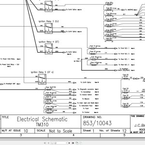 JCB Telescopic Wheel Loader TM310 T3 2007 2012 Electrical Diagram (1)