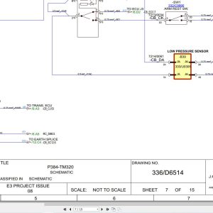 JCB Telescopic Wheel Loader TM320 JCB320 UN3 2019 2022 Electrical Hydraulic Diagram (1)