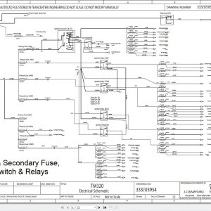 JCB Telescopic Wheel Loader TM320 T4i 2012 2016 Electrical Hydraulic Diagram (1)