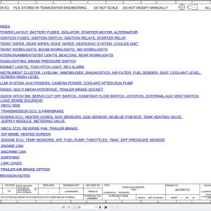 JCB Telescopic Wheel Loader TM420C STV 2022 2025 Electrical Hydraulic Diagram (1)