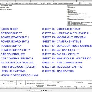 JCB Tracked Excavator 150X STV 2021 2025 Electrical and Hydraulic Diagram (1)