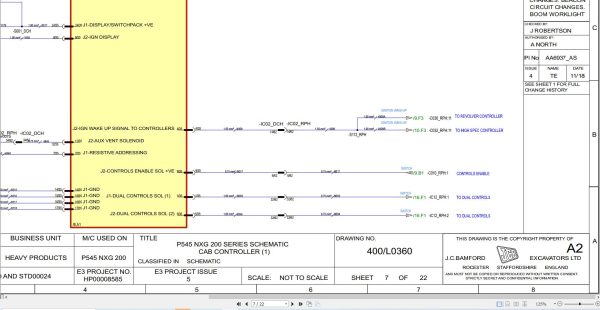 Jcb Tracked Excavator 210X T4F 2018 2021 Electrical And Hydraulic Diagram (2)