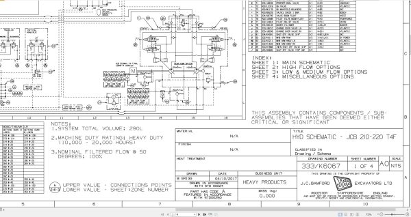Jcb Tracked Excavator 210X T4F 2018 2021 Electrical And Hydraulic Diagram (3)