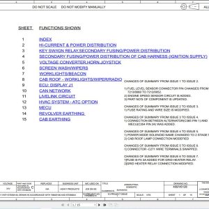 JCB Tracked Excavator JCB245HDLR BS2 PUN 2019 2025 Electrical and Hydraulic Diagram (1)