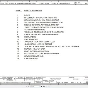 JCB Tracked Excavator JCB345LC HD T0 PUN 2012 2025 Electrical and Hydraulic Diagram (1)