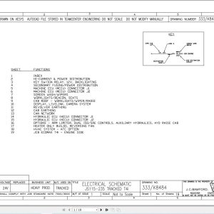 JCB Tracked Excavator JS130 T4i JCB 2013 2016 Electrical and Hydraulic Diagram (1)