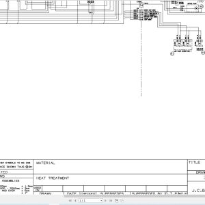 JCB Tracked Excavator JS200 T2 PUN 2007 2014 Electrical and Hydraulic Diagram (1)