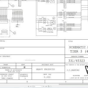 JCB Tracked Excavator JS200 T3 JCB 2007 2018 Electrical and Hydraulic Diagram (1)