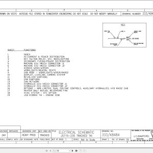 JCB Tracked Excavator JS200 T4i JCB 2013 2016 Electrical Diagram (1)