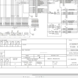 JCB Tracked Excavator JS210 T3 JCB 2007 2013 Electrical and Hydraulic Diagram (1)