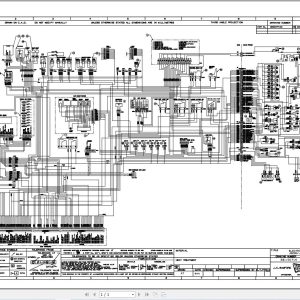 JCB Tracked Excavator JS260 T2 2003 2007 Electrical and Hydraulic Diagram (1)