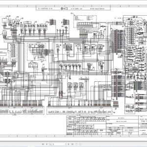 JCB Tracked Excavator JS290 T3 JCB 2008 2018 Electrical and Hydraulic Diagram (1)