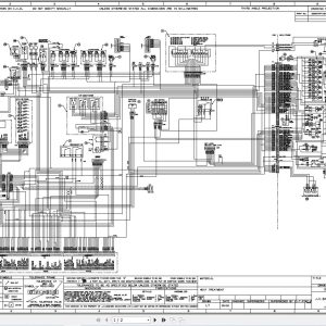 JCB Tracked Excavator JS330 T2 2006 2025 Electrical and Hydraulic Diagram (1)