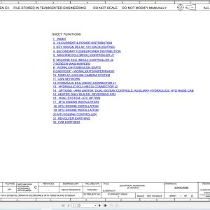 JCB Tracked Excavator JS330 T4F JCB 2017 2021 Electrical and Hydraulic Diagram (1)