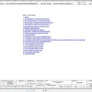 JCB Tracked Excavator JS370 T4F PUN 2020 2021 Electrical and Hydraulic Diagram (1)