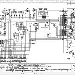 JCB Tracked Excavator JS460 T2 2001 2014 Electrical and Hydraulic Diagram (1)