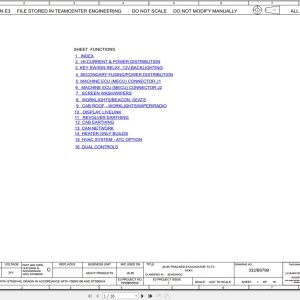 JCB Tracked Excavator JS85 T2 SHA 2014 2021 Electrical and Hydraulic Diagram (1)