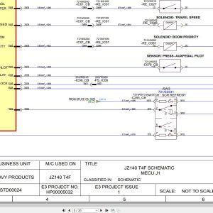 Jcb Tracked Excavator Jz140 T4F 2019 2021 Electrical And Hydraulic Diagram (2)