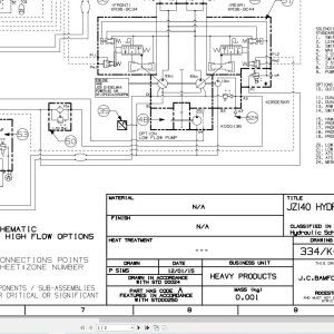 Jcb Tracked Excavator Jz140 T4F 2019 2021 Electrical And Hydraulic Diagram (3)