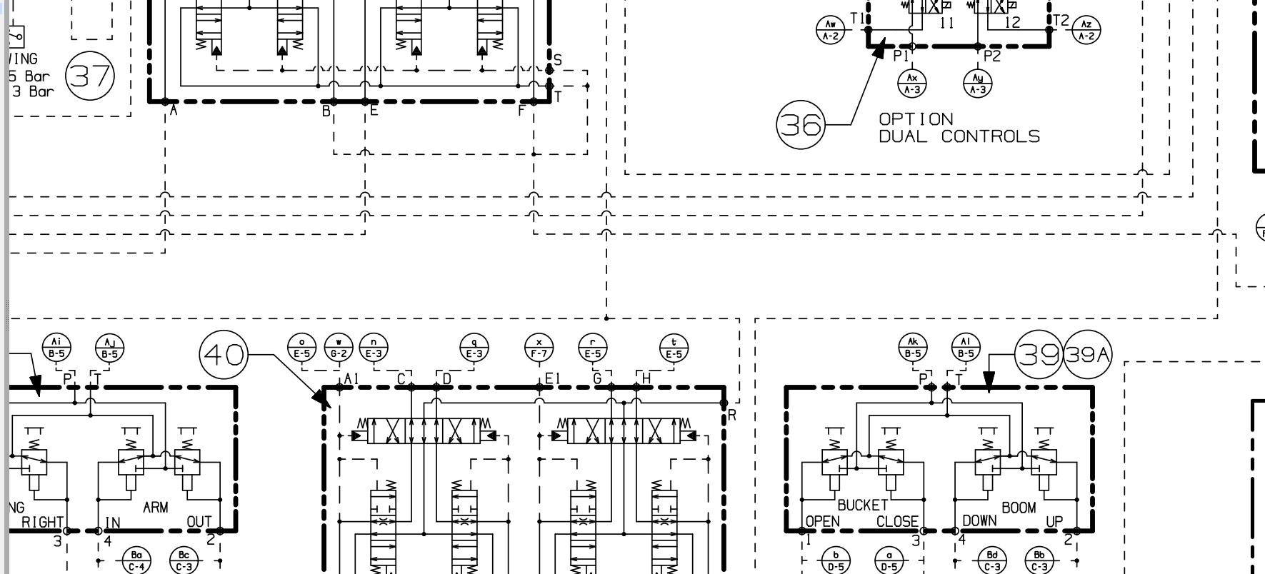 JCB Tracked Excavator JZ140 T4i 2014 2024 Electrical and Hydraulic Diagram (3)
