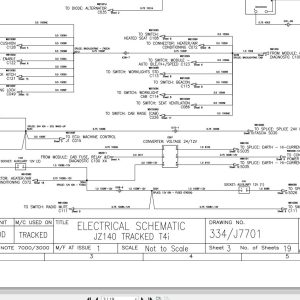 Jcb Tracked Excavator Jz141 T4F 2017 2025 Electrical And Hydraulic Diagram (2)
