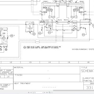 Jcb Tracked Excavator Jz235 T3 2007 2020 Electrical And Hydraulic Diagram (2)