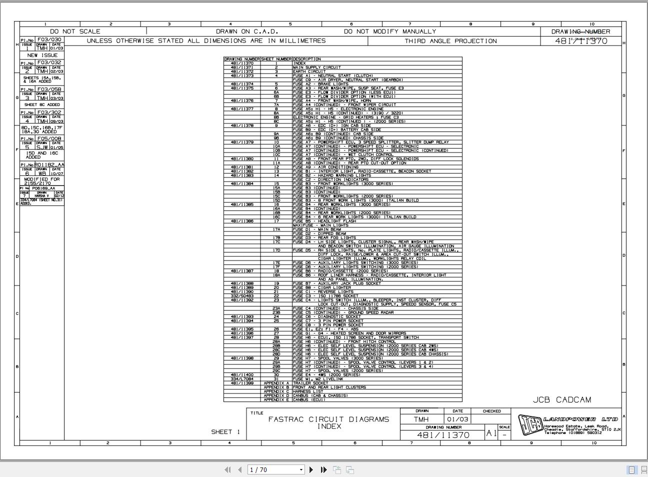 JCB Tractor Fastrac 2155 T3 2007 2014 Electrical and Hydraulic Diagram (1)