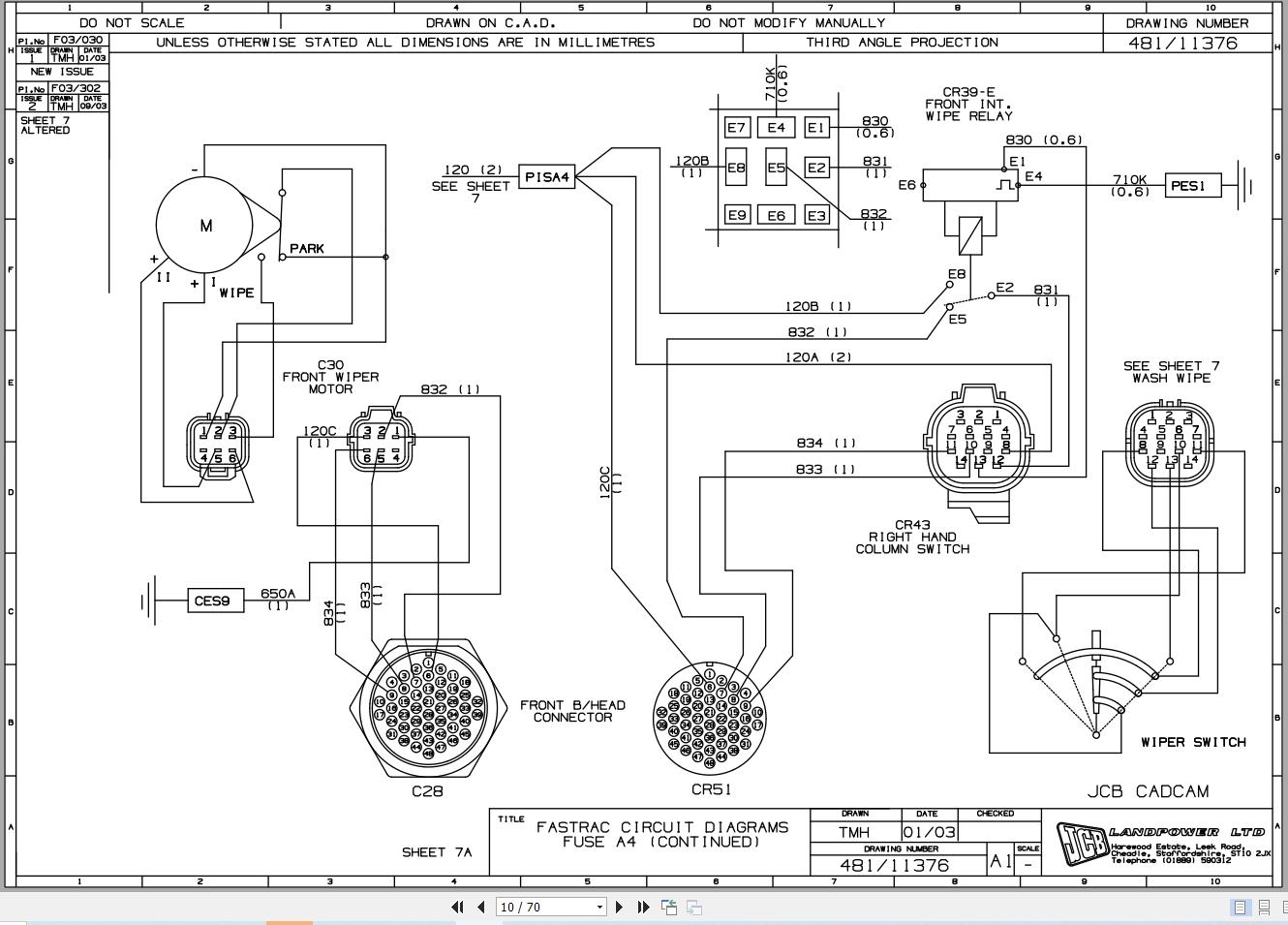 JCB Tractor Fastrac 2155 T3 2007 2014 Electrical and Hydraulic Diagram (2)