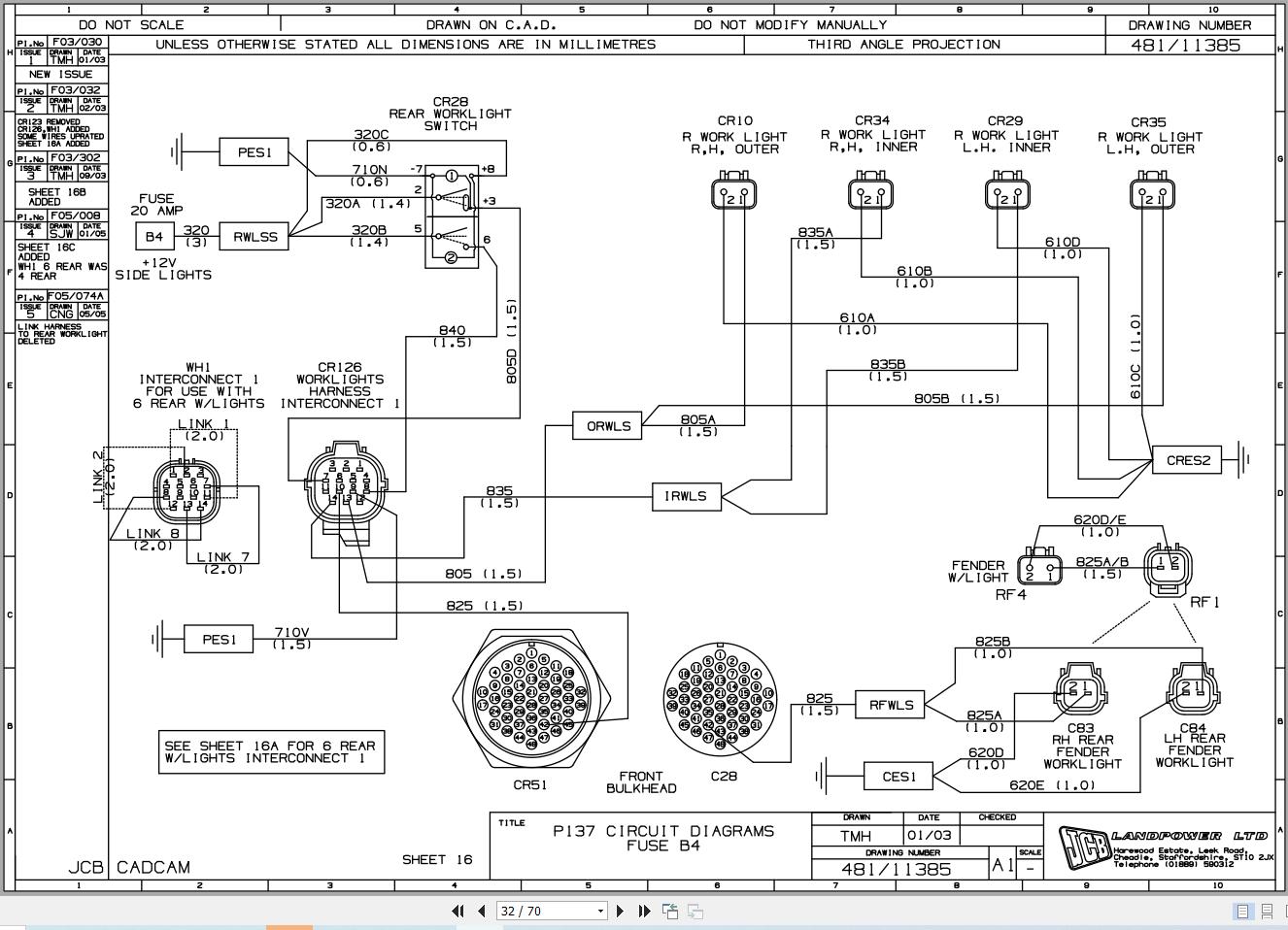 JCB Tractor Fastrac 2170 T3 2007 2014 Electrical and Hydraulic Diagram (2)