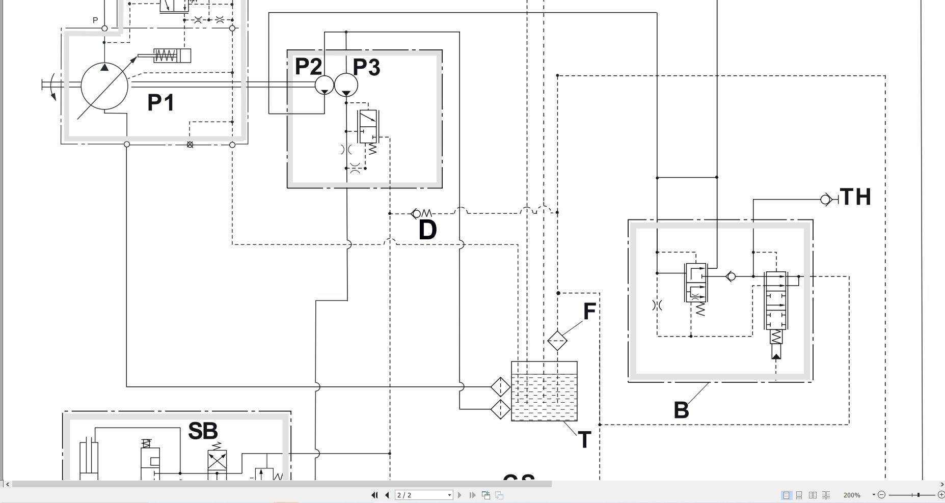 JCB Tractor Fastrac 3200 3 T4i T2 2012 2014 Electrical and Hydraulic Diagram (2)