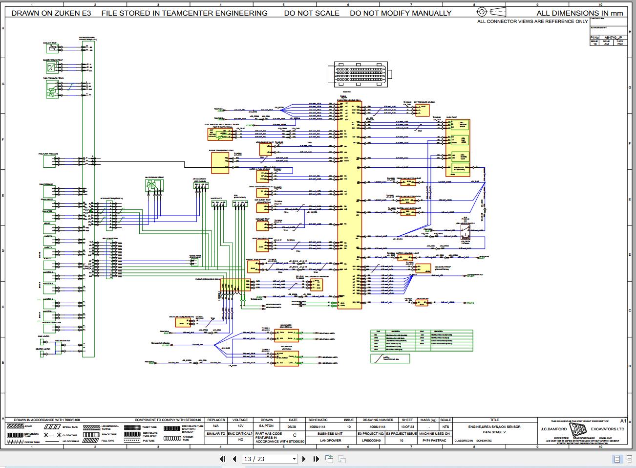 JCB Tractor Fastrac 4160 2 STV 2020 2022 Electrical and Hydraulic Diagram (2)