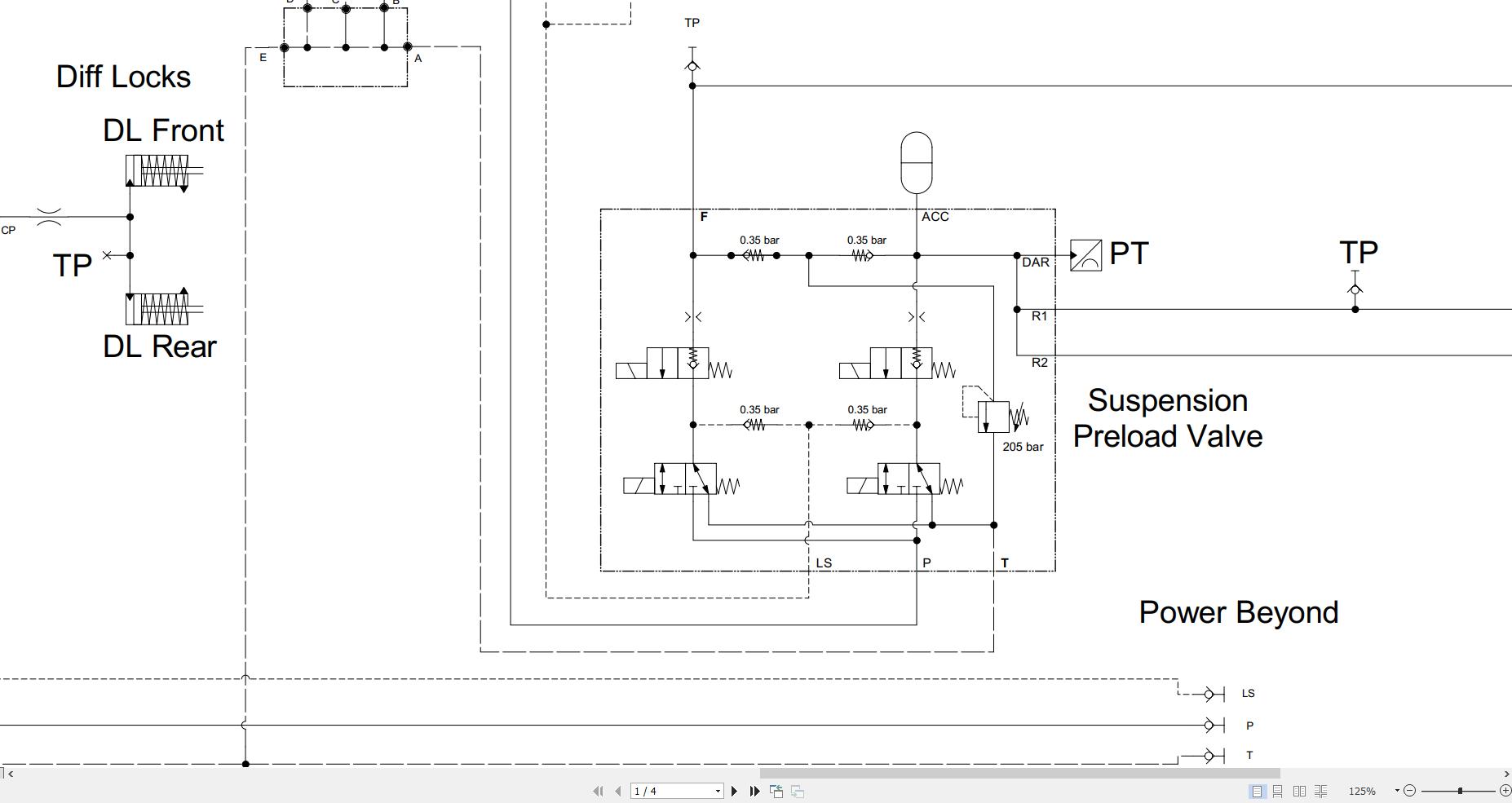 JCB Tractor Fastrac 4190 2 STV 2020 2022 Electrical and Hydraulic Diagram (3)