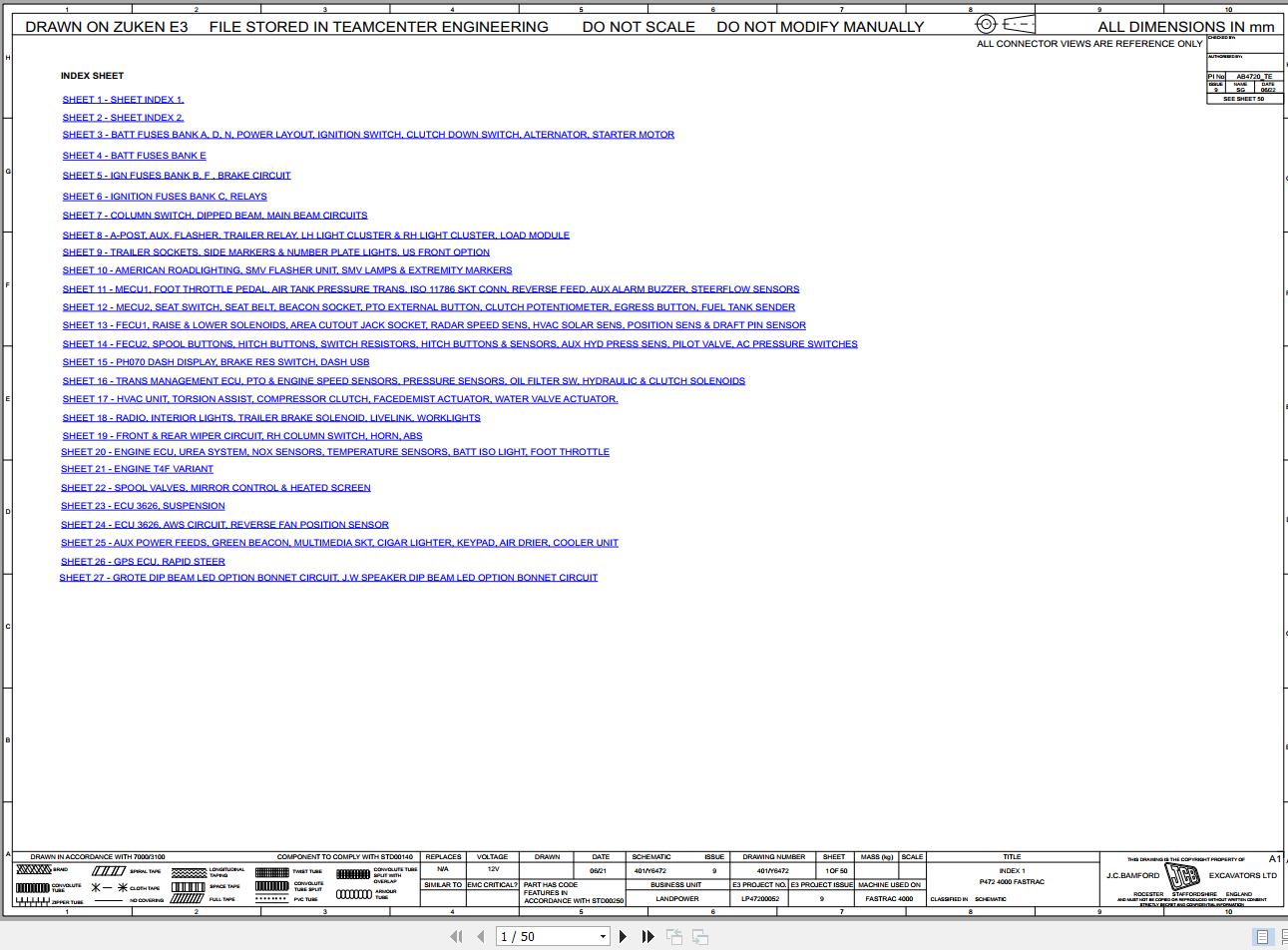 JCB Tractor Fastrac 4190 3 STV 2022 2025 Electrical and Hydraulic Diagram (1)