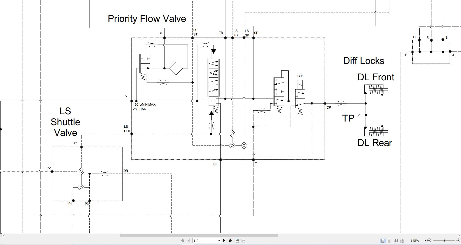 JCB Tractor Fastrac 4220 3 T4F 2022 2025 Electrical and Hydraulic Diagram (3)