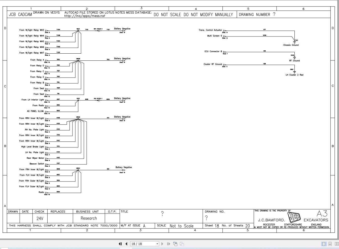 JCB Tractor Fastrac 8250 1 T3 2005 2006 Electrical Diagram (2)