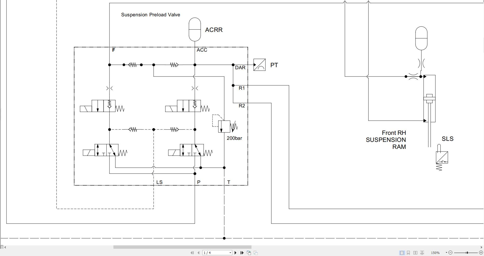 JCB Tractor Fastrac 8290 6 STV 2023 2024 Electrical and Hydraulic Diagram (3)