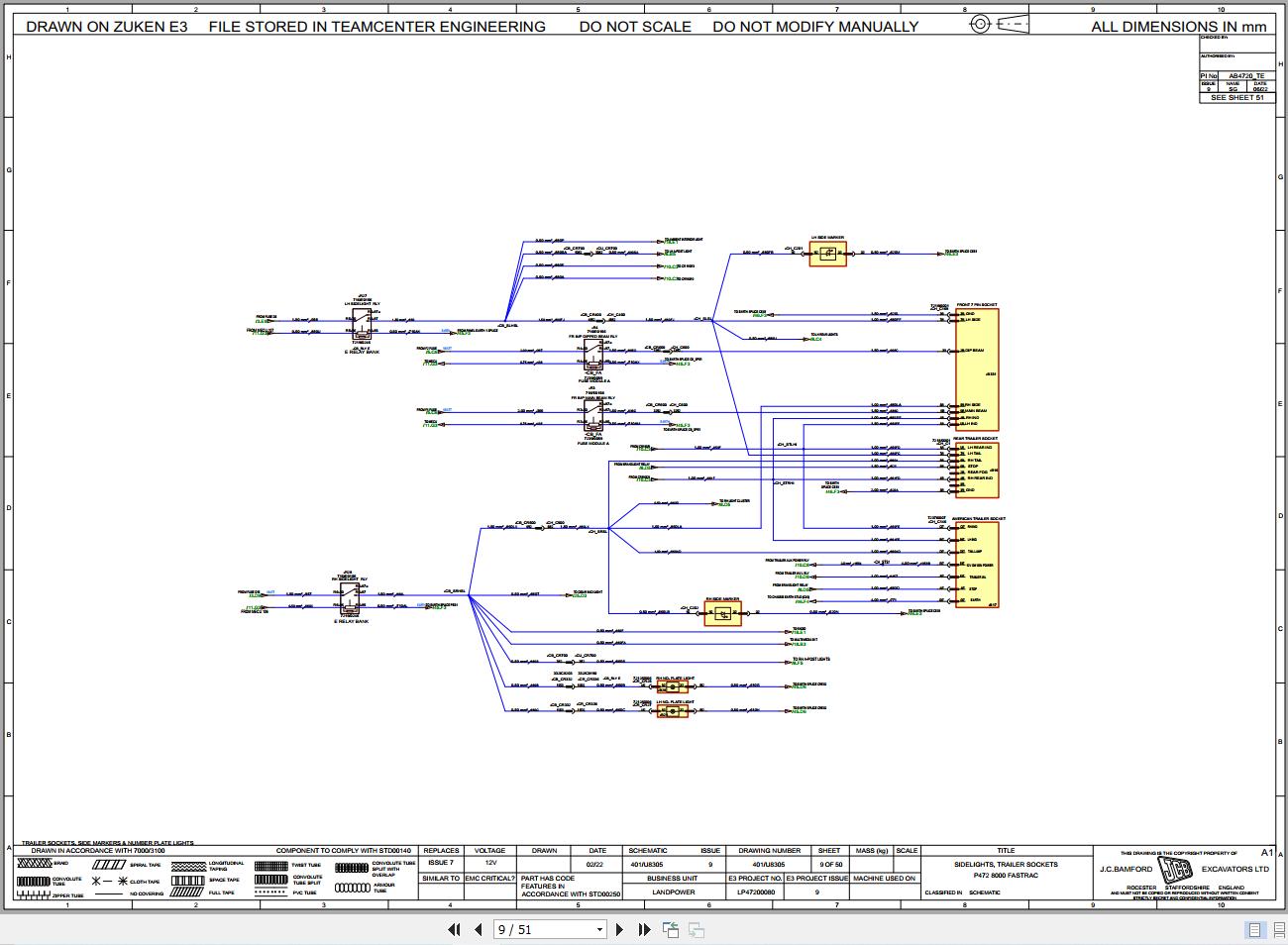 JCB Tractor Fastrac 8330 6 STV 2021 2025 Electrical and Hydraulic Diagram (2)