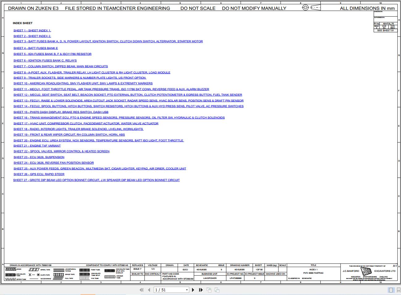 JCB Tractor Fastrac 8330 6 T4F 2022 2025 Electrical and Hydraulic Diagram (1)