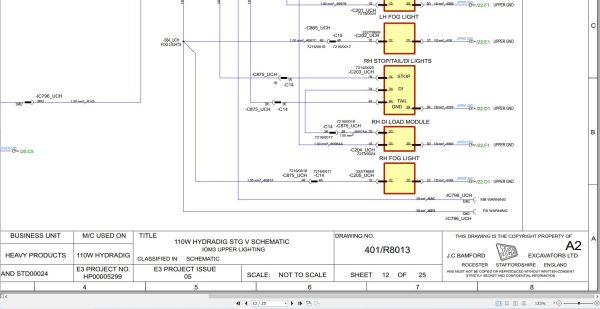 Jcb Wheel Excavator 110W Pothole Pro Stv 2022 2025 Electrical And Hydraulic Diagram (2)