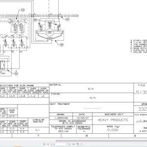 JCB Wheel Excavator JS130W T3 2005 2011 Hydraulic Diagram (1)