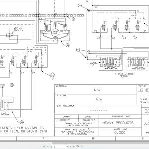 JCB Wheel Excavator JS145W T3 2007 2025 Electrical and Hydraulic Diagram (1)