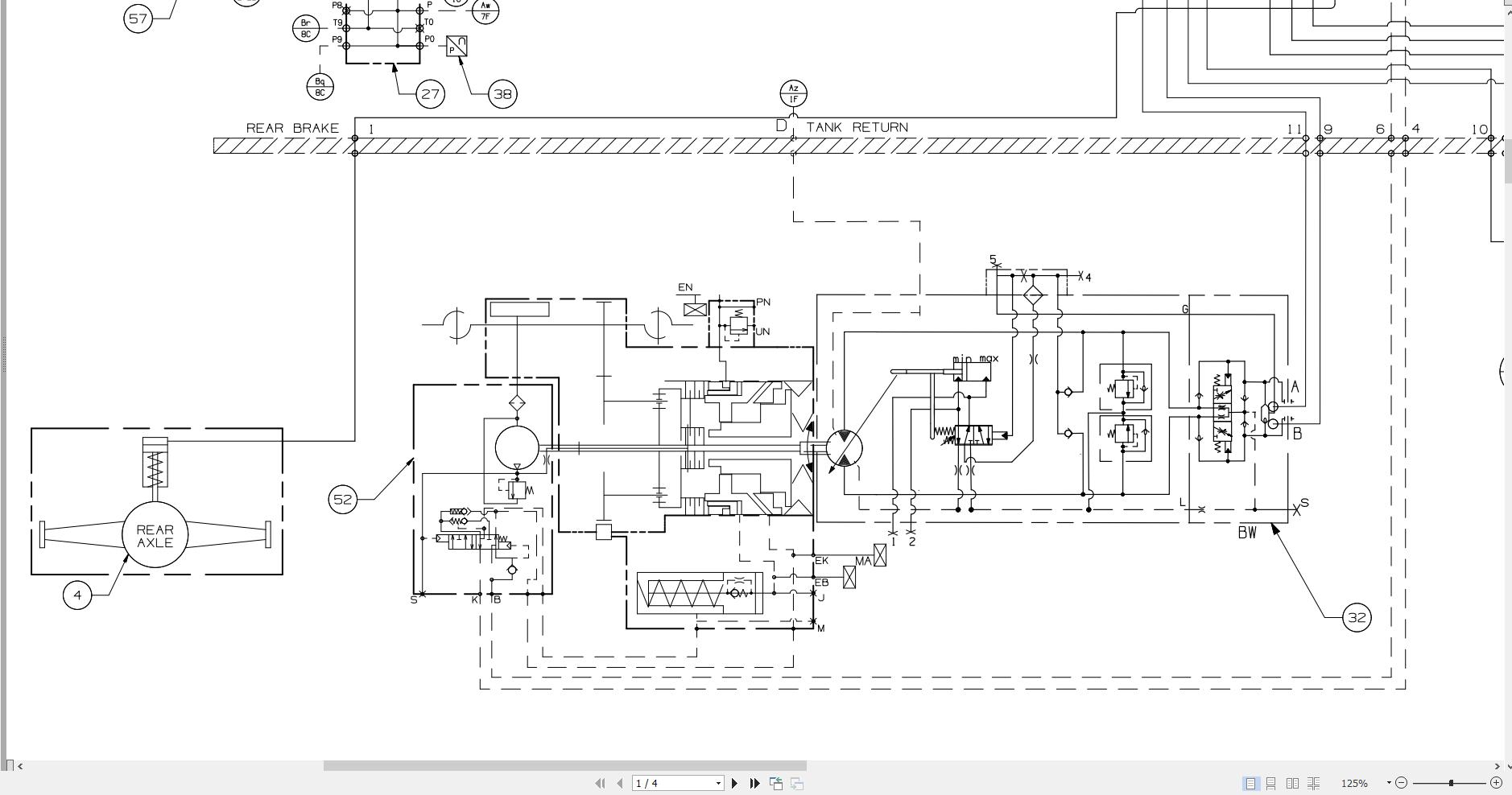 JCB Wheel Excavator JS20MH STV 2021 2025 Electrical and Hydraulic Diagram (3)