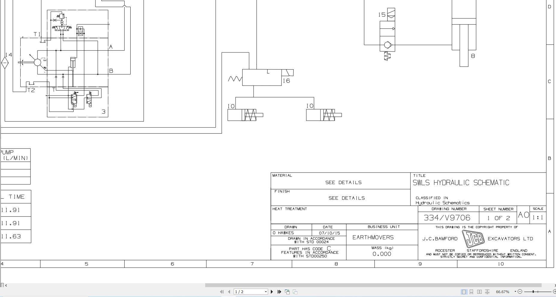 JCB Wheel Loader 403 Plus STV 2021 2025 Electrical and Hydraulic Diagram (2)