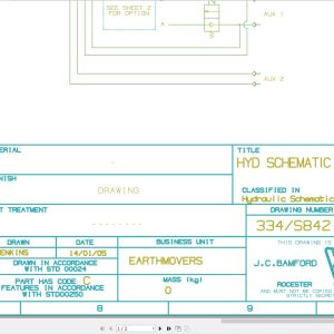 JCB Wheel Loader 407 STV 2019 2025 Electrical and Hydraulic Diagram (1)