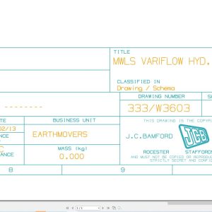 JCB Wheel Loader 413S T4i 2013 2016 Hydraulic Diagram (1)
