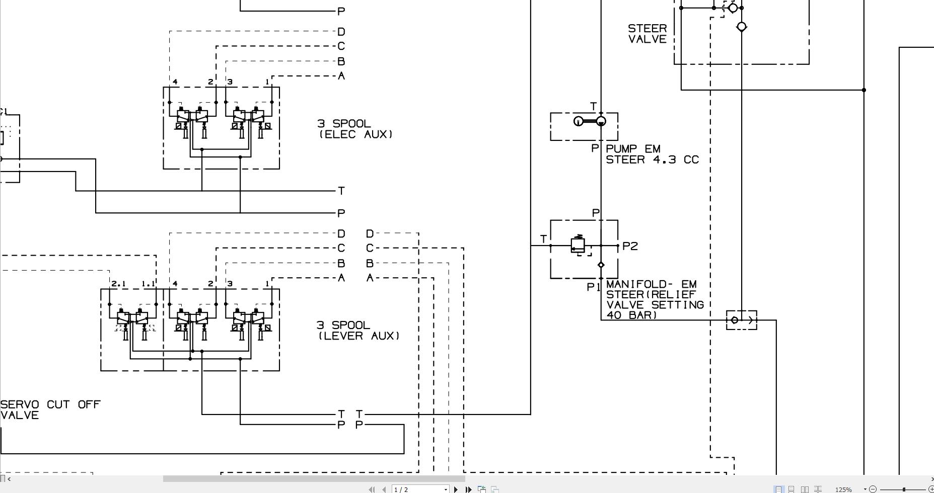 JCB Wheel Loader 418S T4i 2014 2017 Electrical and Hydraulic Diagram (2)