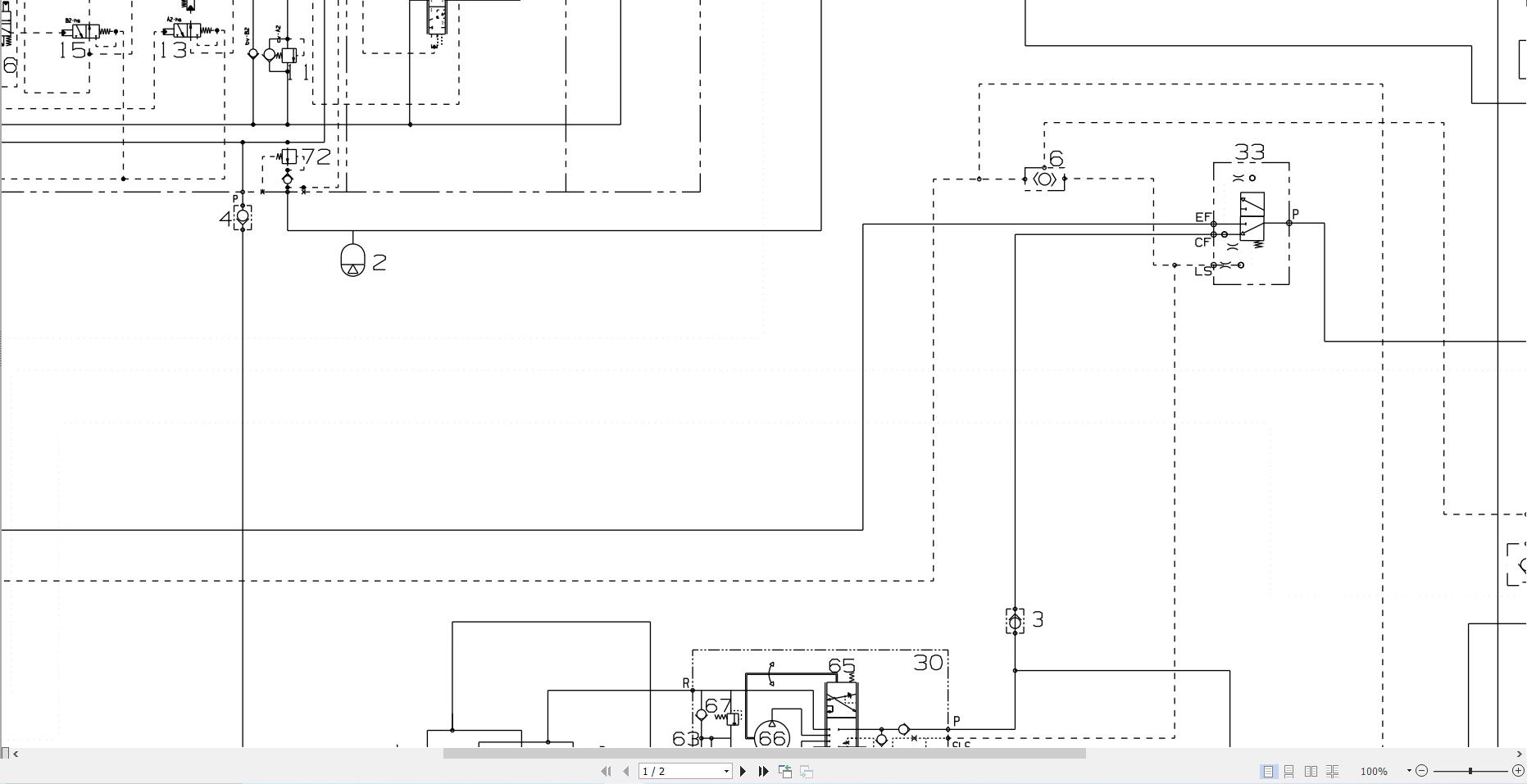 JCB Wheel Loader 426 T3 2006 2013 Electrical and Hydraulic Diagram (2)