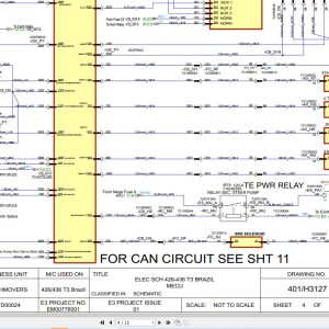 JCB Wheel Loader 426ZX S0R T3 2020 2025 Electrical and Hydraulic Diagram (1)