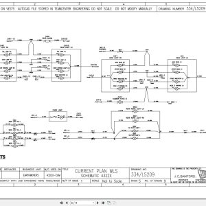 JCB Wheel Loader 432 432ZX LINKAGE LOADER BSIII INDIA Electrical and Hydraulic Diagram (1)
